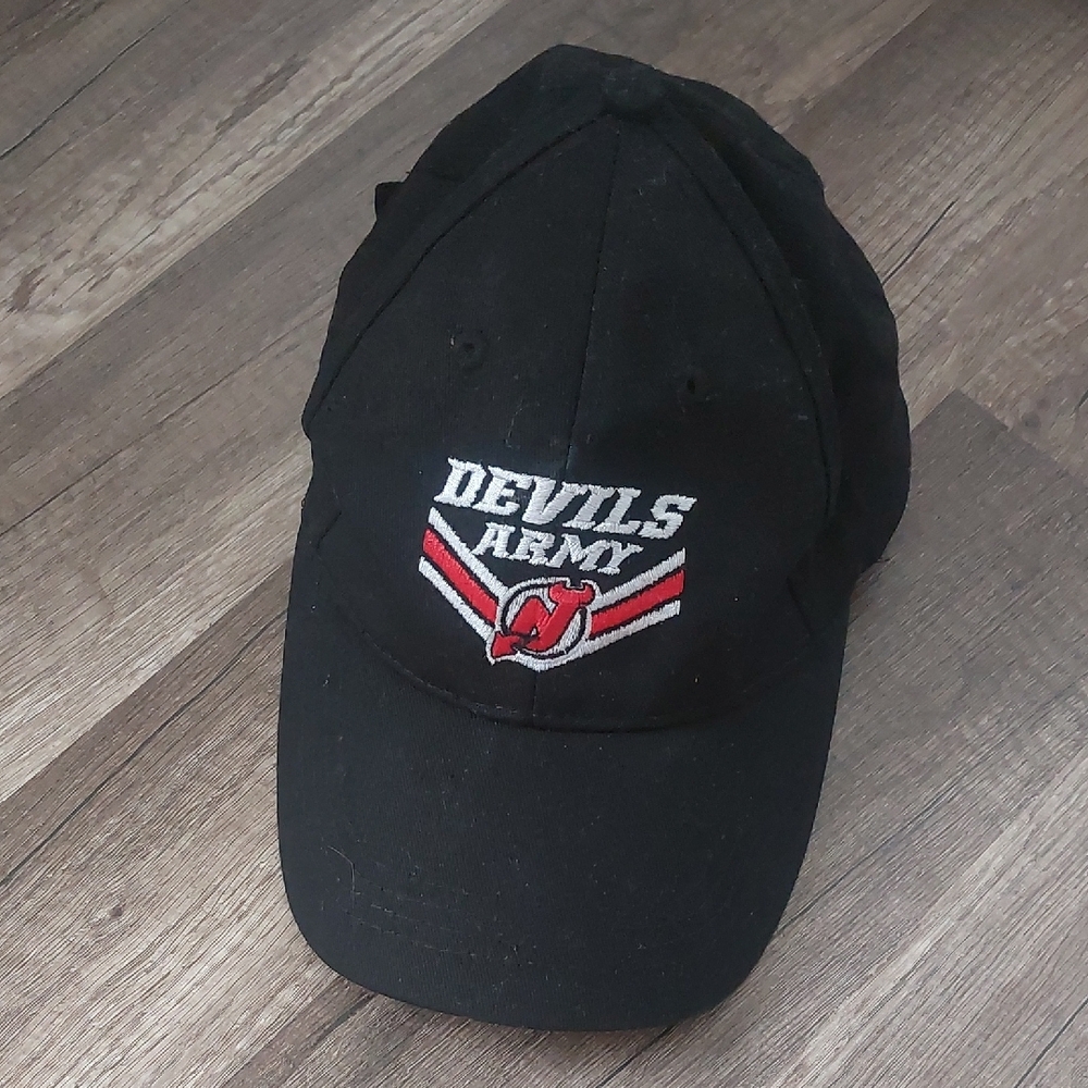 NJ DEVIL'S Black Devils Army Hockey Hat